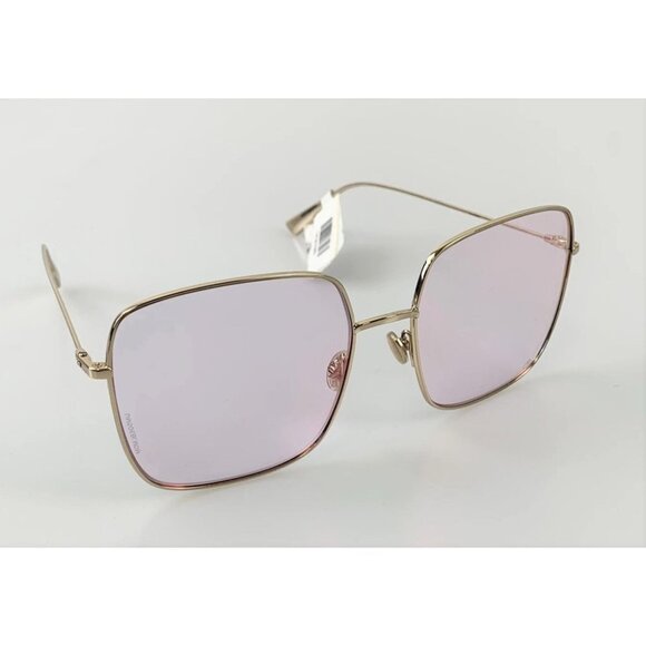 NIB Dior Rose Gold Stellaire 000Te Metal Square Sunglasses - Picture 9 of 10